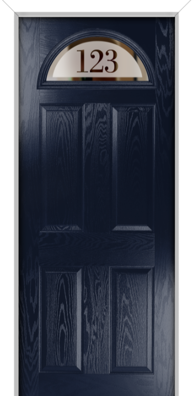 East Waterloo 1 composite door with Victorian Border glass