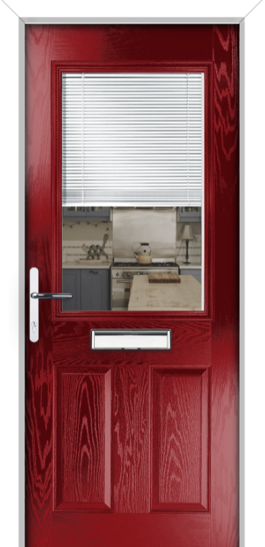 Collingwood composite door with integrated Venetian blind