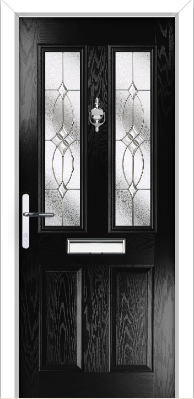 Gladstone composite door with Flair glass
