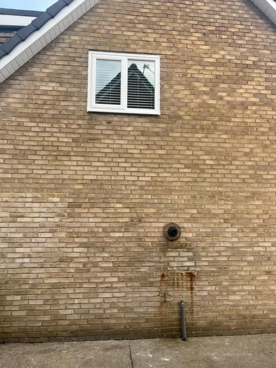 Replacement windows fitted to a dormer