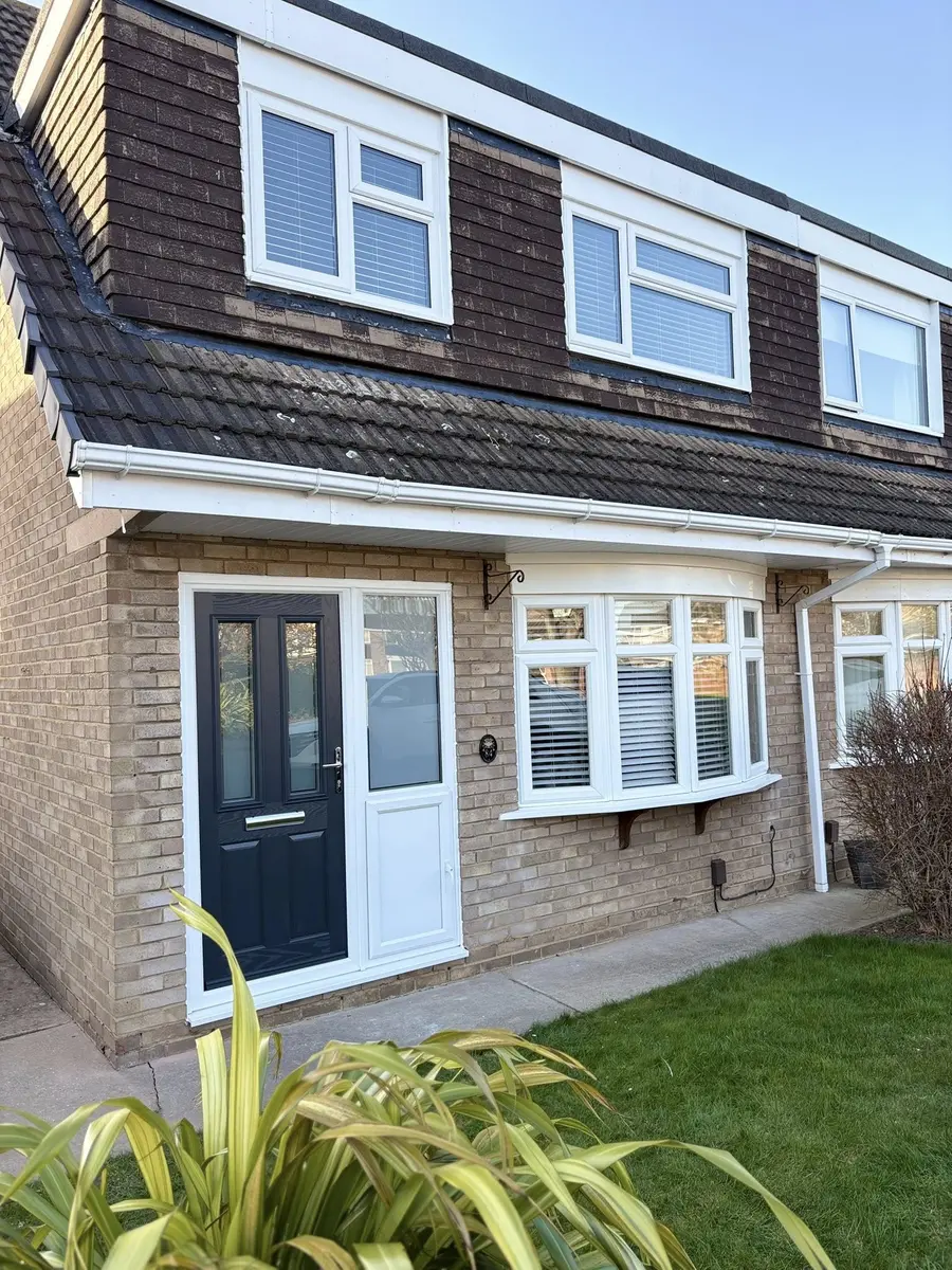 House with replacement windows and composite door